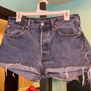 Vintage high waisted Levi shorts